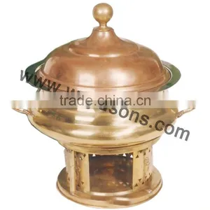 New Design Handmade Party Supplies Chafing Dish | Brass Plated Handmade Chafing Dish | Deluxe Chafing Dish thumbnail-2