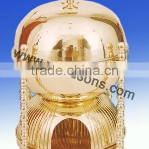 Kitchen Used Handmade Chafing Dish for Sale | 2016 Metal Made Chafing Dish | Brass Plated Chafing Dish thumbnail-5