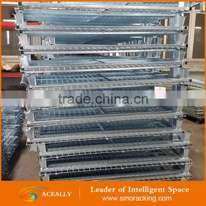 Aceally Stackable Welded Customied Metal Wire Mesh Crate thumbnail-6
