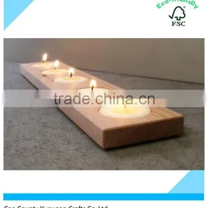 Modern Natural Home Decoration Wooden Candle Holder Reclaimed Wood Candle Holders Gifts thumbnail-1