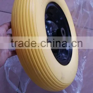 HOT Search PU Wheel With Ball Bearing 4.00-8 thumbnail-4