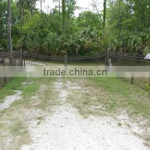 Metal Security Gate/ Used Metal Iron Garden Sliding Door Gate Design thumbnail-4