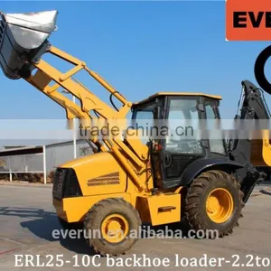 EVERUN Brand 4WD Tractor With Front End Loader and Backhoe thumbnail-1