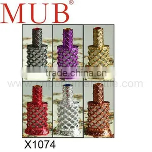 Screen Printing Tech. Bottle ----antique Metal Perfume Bottle thumbnail-1