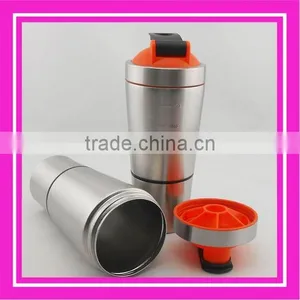 2014 Newly Mould Stainless Steel Protein Shaker Bottles thumbnail-1