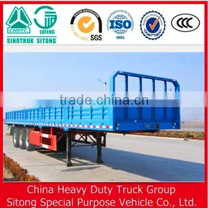 Tri-Axle 40ft Side Wall Loader Trailer for Cargo Transport thumbnail-6