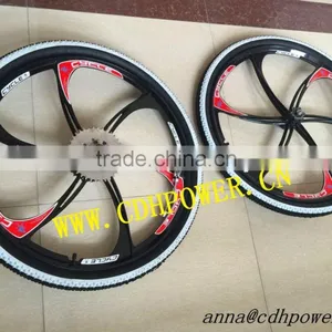 24 Speed Bicycle Wheels, Bicycle Wheel, Bicycle Wheel With Adapter and Sprocket thumbnail-1