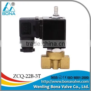 1/8" 1/4" Brass Nespresso Coffee Capsule Filling Machine Steam Solenoid Valve 110V 220V ZCQ-22B-3T thumbnail-1