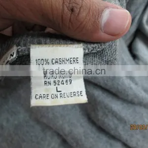 100% Old Cashmere Sweaters ( White, Grey & Beige Color Only ) thumbnail-3