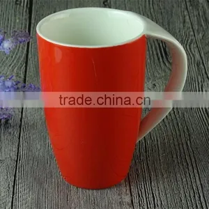 Wholesale 400ML Glaze Color Porcelain Coffee Mug Promotional Mug thumbnail-3