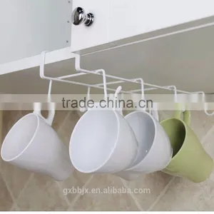 Under-the-Shelf 8 Hook Espresso Cup Storage Drying Rack thumbnail-5