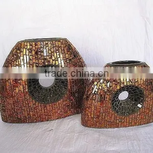 New Design Glass Mosaic Flower Pots thumbnail-6