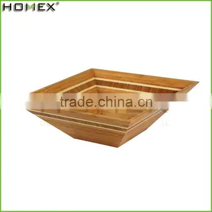 Newest Design Take Away Bamboo Square Salad Bowl/Homex_Factory thumbnail-1