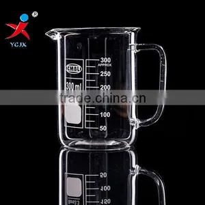 300ml Handled Glass Beaker With Duck Mouth thumbnail-1