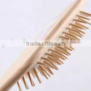 127 Holes Square Wooden Message Comb /hair Brush thumbnail-4