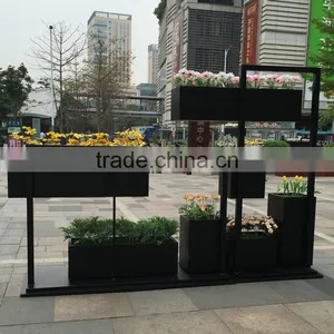 Fiberglass Modern Square Planter thumbnail-5