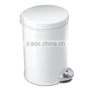 High Quality Stainless Steel Pedal Metal Trash Can Household Ash Bin Garbage Bin thumbnail-3