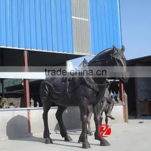 Brass Large Outdoor Horse Sculpture thumbnail-2