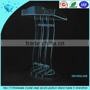 Large High Quality Tawny Plastic Acrylic Church Podium Speaking Lectern Holder thumbnail-4