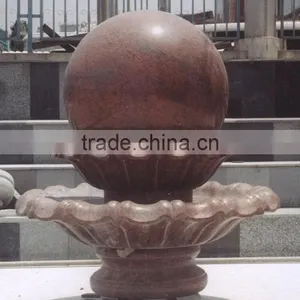 Outdoor Stone Ball Water Fountain thumbnail-4