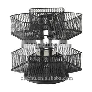 Black Wire Makeup Organizer Carousel thumbnail-1