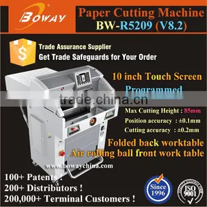 National Standard Drafter BOWAY Programmed Hrdraulic 520mm Paper Cutter Price thumbnail-1
