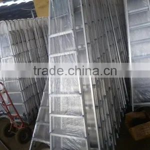 Aluminium Straight Folding Ladder thumbnail-3