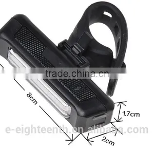 Cheap Oem Rechargeable Led Bicycle Decorative Safety Front Back Rear Tail Flashing Light thumbnail-2
