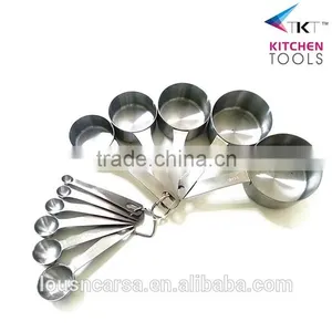 Wholesale Stainless Steel Measuring Cup Eco-Friendly Measuring Cups And Spoons Sets thumbnail-2