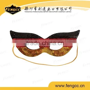 German Flags Fans Carnival Mask Gold Half Face Masks thumbnail-1
