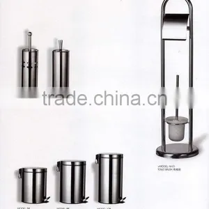 Zinc Toilet Brush Holders and Dustbins thumbnail-1