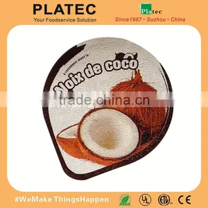 Soft Plain Aluminum Foil Lids for Yogurt With PS/PP Lacquer thumbnail-1
