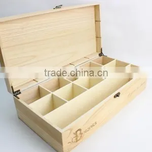 Handmade Wooden Tea Box Promotional thumbnail-1
