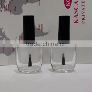 14ML Plain Empty Glass Bottle,Nail Polish Glass Bottles, Caps and Brushes thumbnail-1