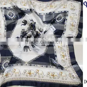 Fashion New Satin Square Scarf thumbnail-1