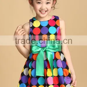 2016 Wholesale Baby Girl Summer Party Wear Dress thumbnail-2