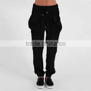 Cotton Trousers New Design Terry Knitted Soft Pants Sex Pants thumbnail-2