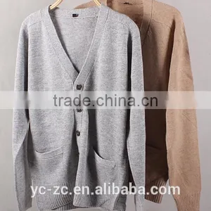 100% Cashmere Spring Wool Cardigan Sweater thumbnail-1