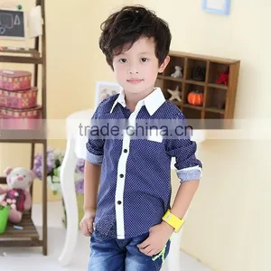 New Style Fashion Baby Boy Shirt Polka Dot Boy's Shirt T-shirt thumbnail-1