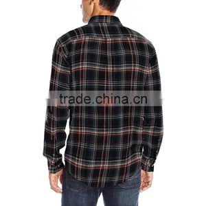 2016 Autumn and Winter Fashion Warm Large Size Flannel Plaid Shirts thumbnail-6