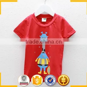 2016 Summer Top Fashion Blouse Korean Style Cute Blouse Giraffe Printed Baby Shirt thumbnail-2