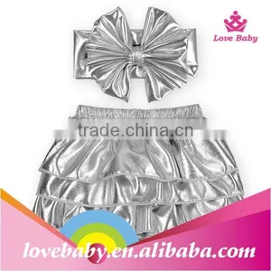 Boutique Stylish Petti Bloomer Sleepy Baby Diaper Ruffle Baby Diaper Bloomer thumbnail-1
