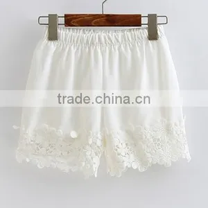 EY0612P Summer Ladies 2017 Classics Shorts With Lace Hem thumbnail-3