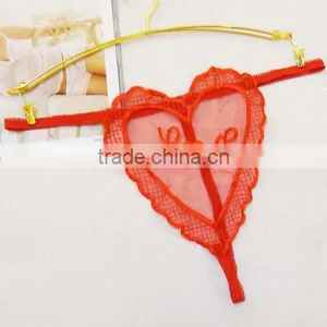 Hip-hugger Sexy T-back Skinny Hollow Transparent Sexy Thong thumbnail-4