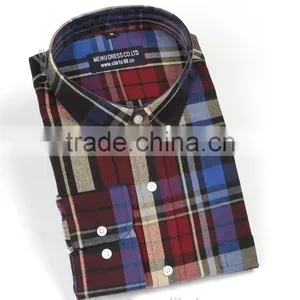 New Fashion Men Dress Shirt Men Causal Shirt Flannel Plaid Men Shirt 2017 thumbnail-1