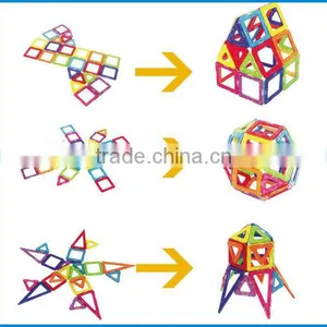 Kids Educational Construction Set Toys Magnetic Building Blocks thumbnail-4