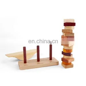 High Quality Early Educationa Wooden Montessori Toys Toddler Sorter Blocks With Factory Price thumbnail-1