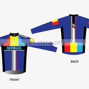 100% Breathable Lycra Cycling Clothing Custom Equipment Cycling Jersey thumbnail-4
