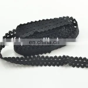 6/8" Elastic Spandex Band Floral Lace thumbnail-4