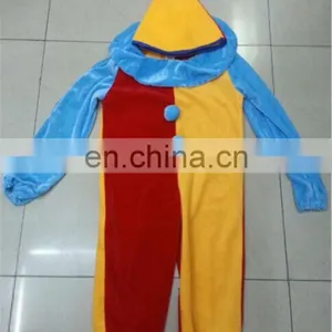 TZ8140-1 Colorful Carnival Kids Clown Costume thumbnail-1